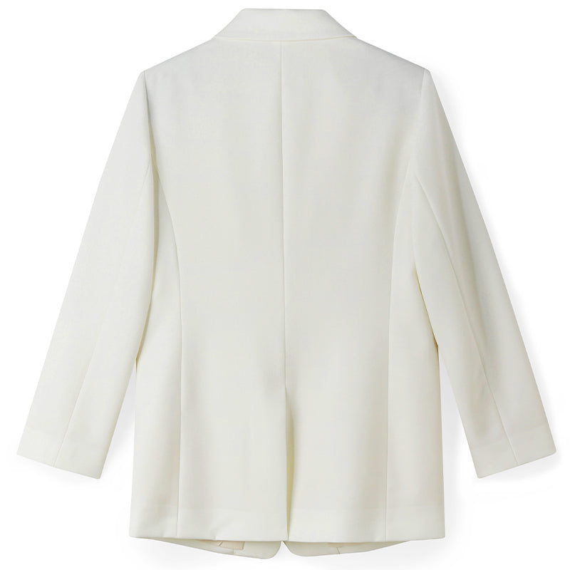 Yıkanabilir Kamgarn Yün Blazer
