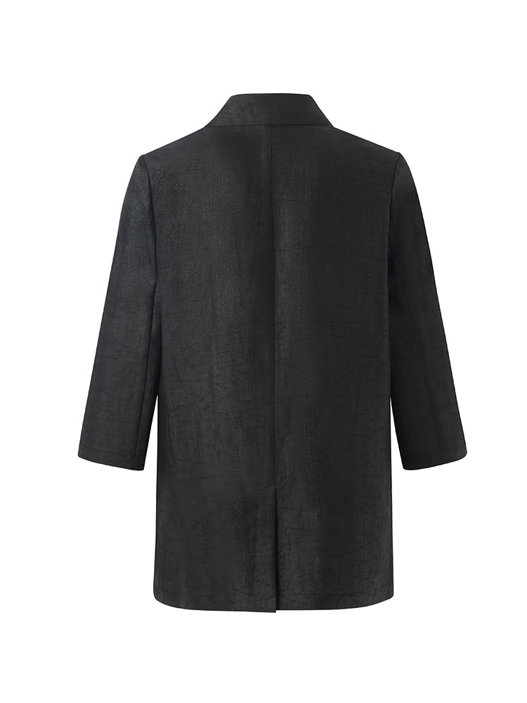 Xiang Yun İpek Tek Düğme Kadın Blazer
