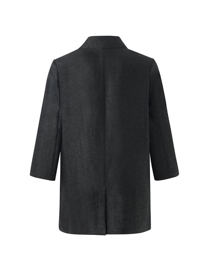 Xiang Yun İpek Tek Düğme Kadın Blazer