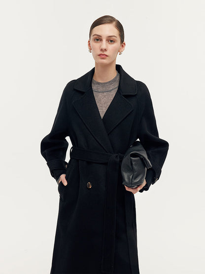 Kaşmir Ve Yün Unisex Wrap Kaban