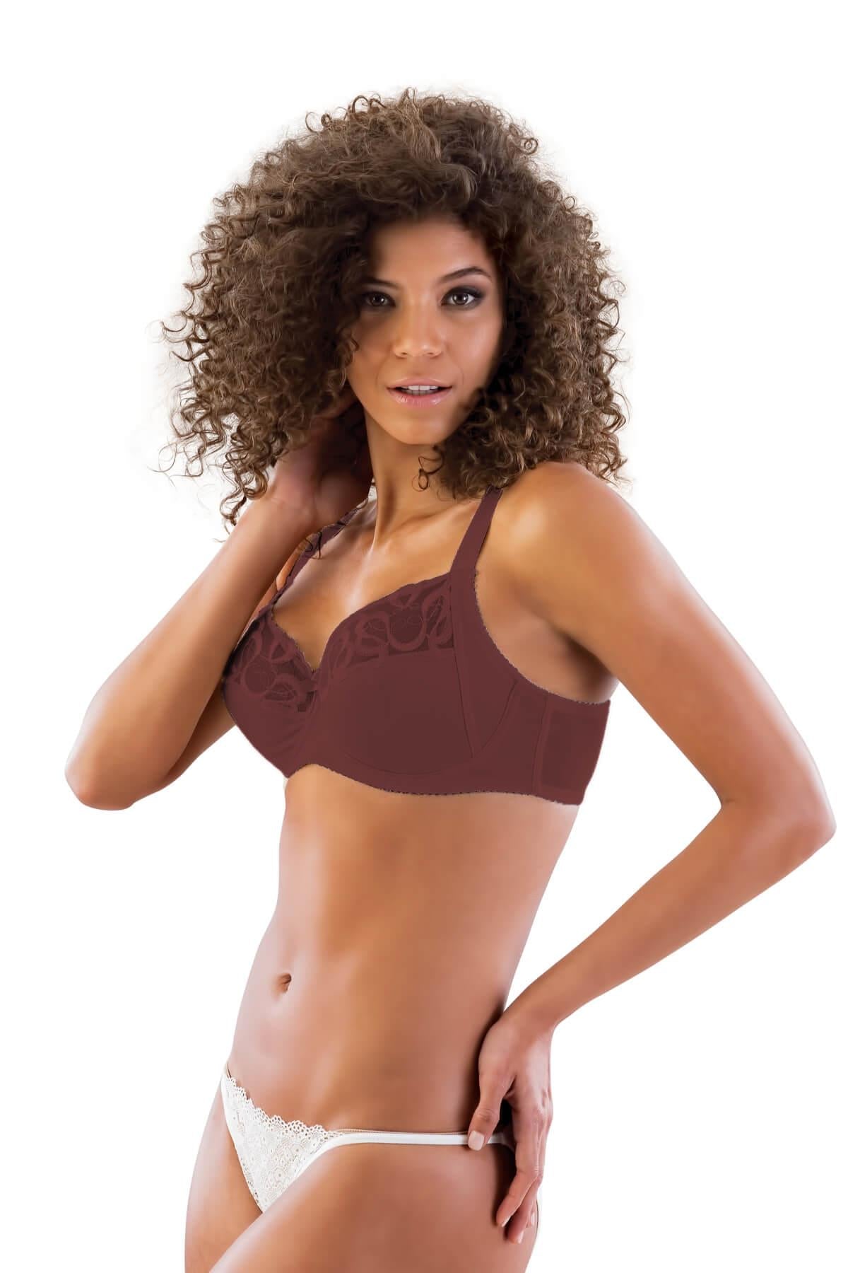 BORDO DesBerries 113 B Balenli Toparlayıcı Sütyen