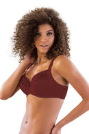 BORDO DesBerries 113 C Balenli Toparlayıcı Sütyen