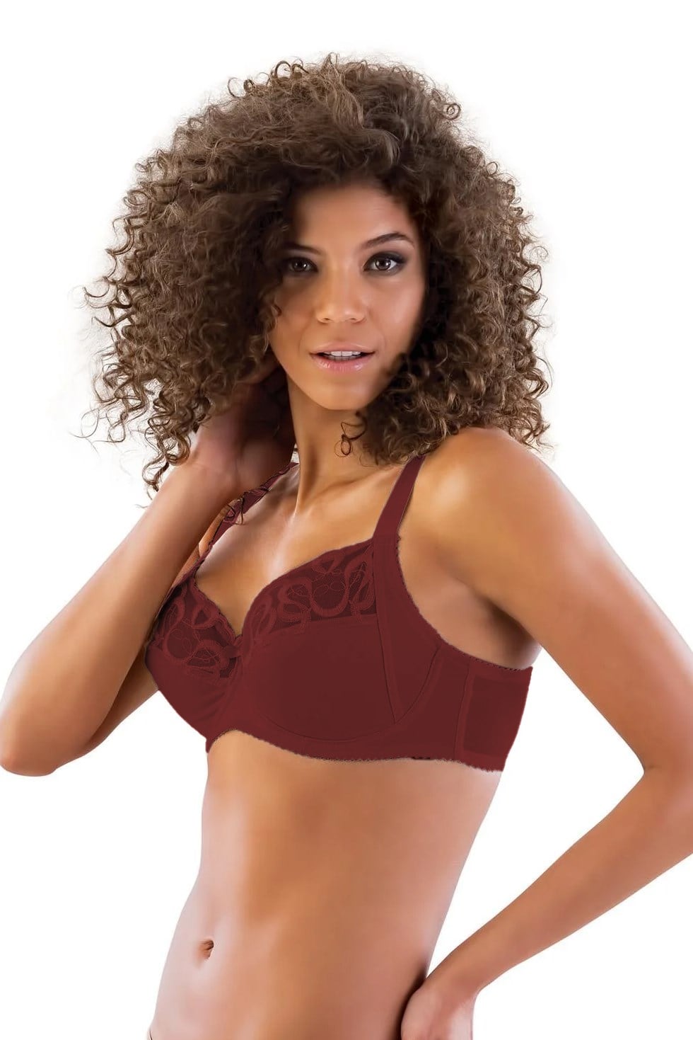 BORDO DesBerries 113 C Balenli Toparlayıcı Sütyen