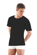 SİYAH DesBerries 12350 R Yarım Kol Erkek Atlet