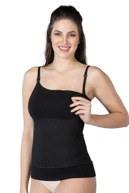 SİYAH DesBerries 1402 Modal Cotton Emzirme Atlet Korse