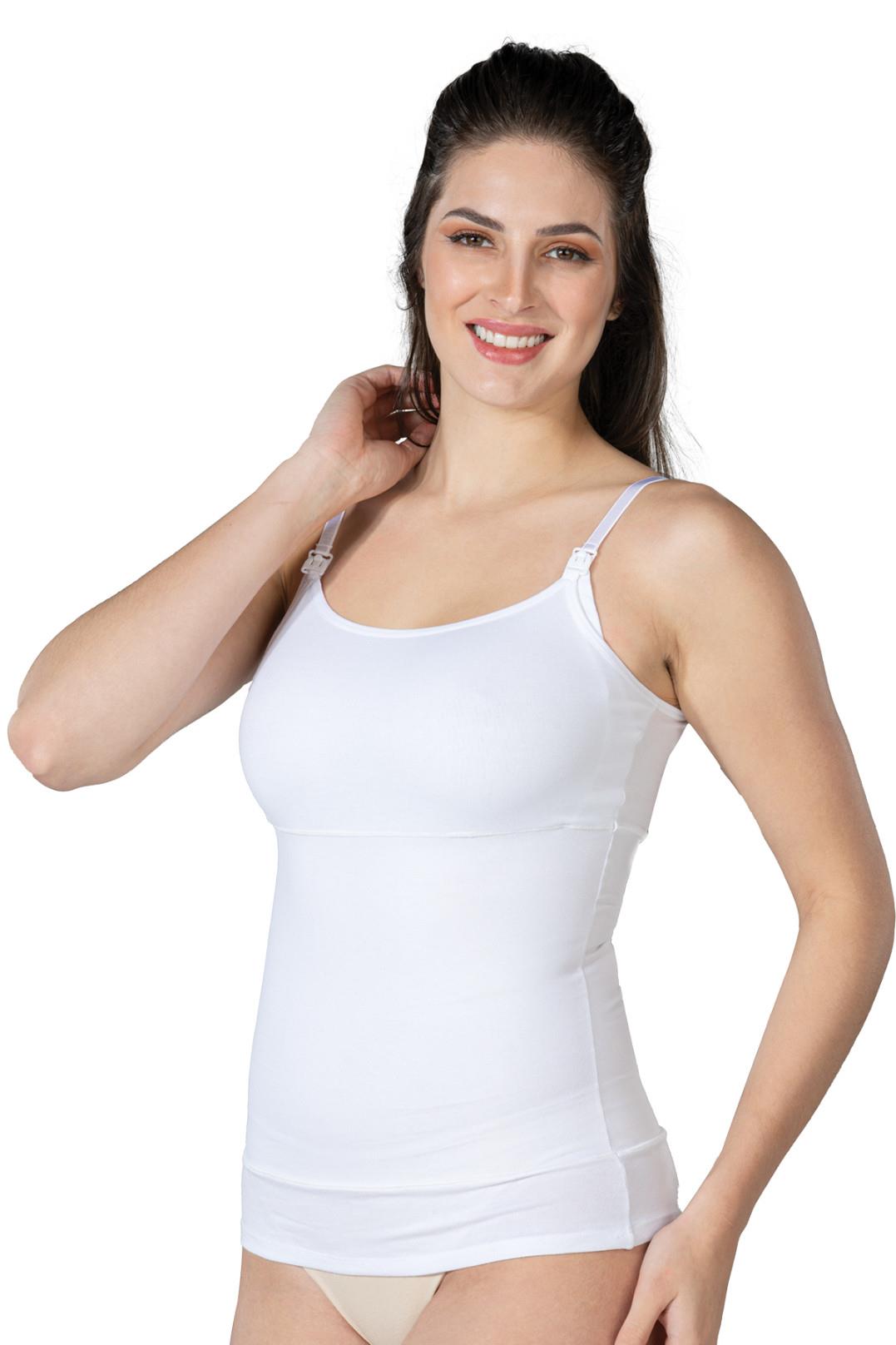 BEYAZ DesBerries 1402 Modal Cotton Emzirme Atlet Korse