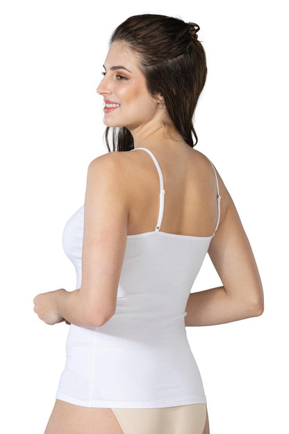 BEYAZ DesBerries 1410 Modal Cotton İnce Askılı Atlet