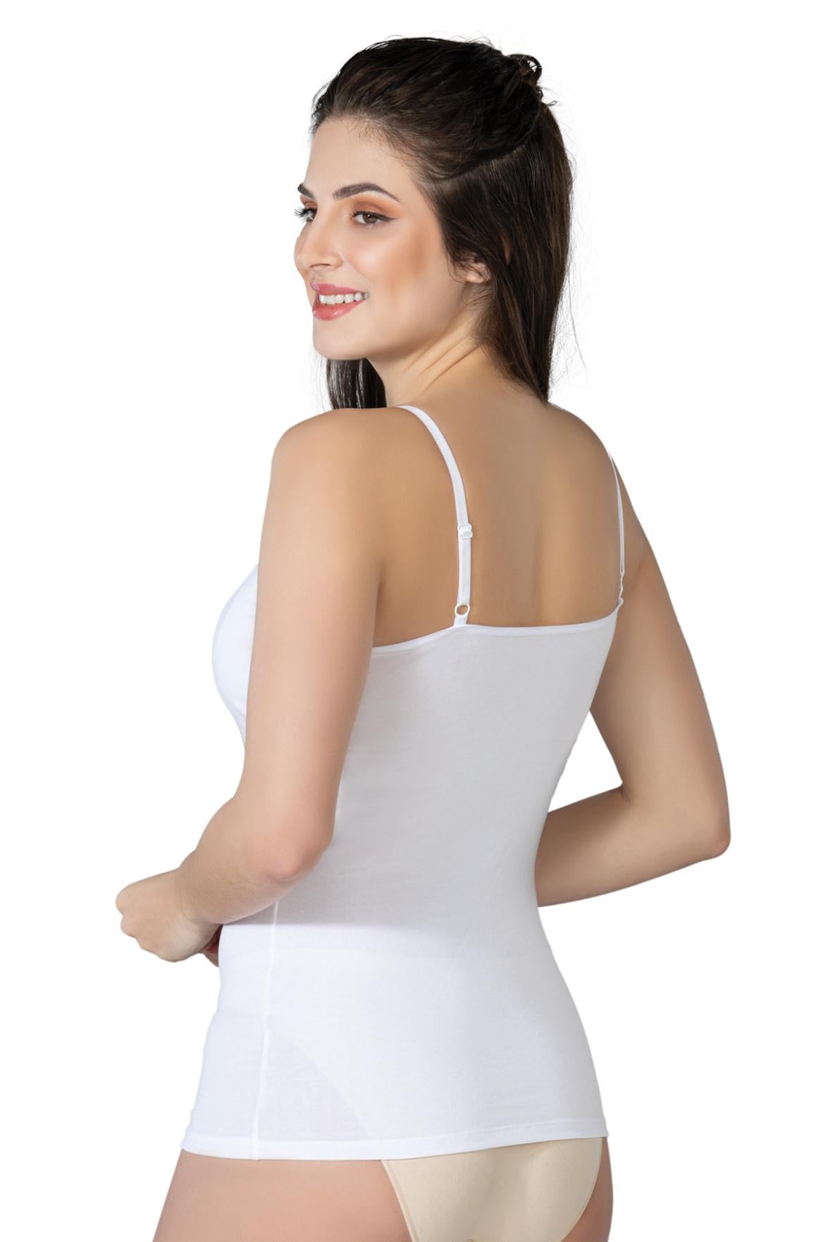 BEYAZ DesBerries 1413 Modal Cotton Kaplı Emzirme Atlet