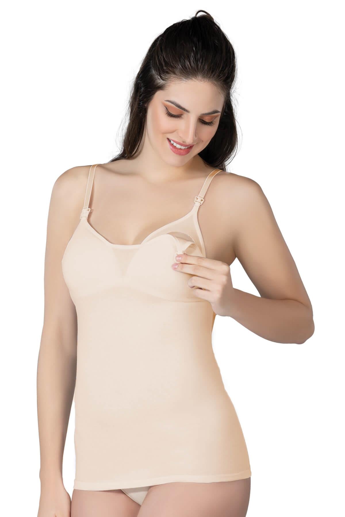 TEN DesBerries 1413 Modal Cotton Kaplı Emzirme Atlet