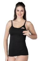 SİYAH DesBerries 1414 Modal Cotton Emzirme Atlet