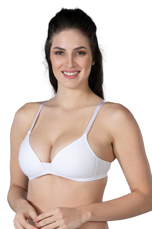 BEYAZ DesBerries 1417 Modal Cotton Kaplı Sütyen