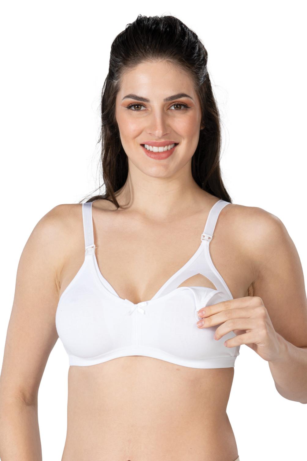 BEYAZ DesBerries 1421 Modal Cotton Emzirme Sütyen