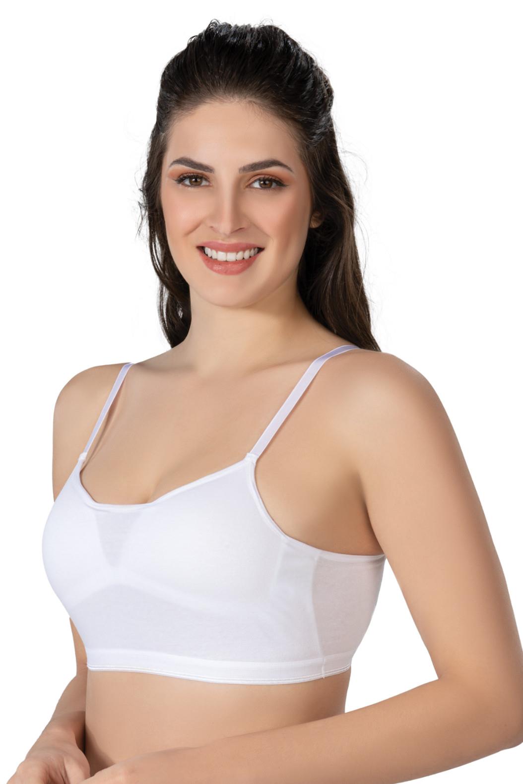 BEYAZ DesBerries 1423 Modal Cotton Kaplı Büstiyer