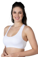 BEYAZ DesBerries 1424 Modal Cotton Sporcu Büstiyer