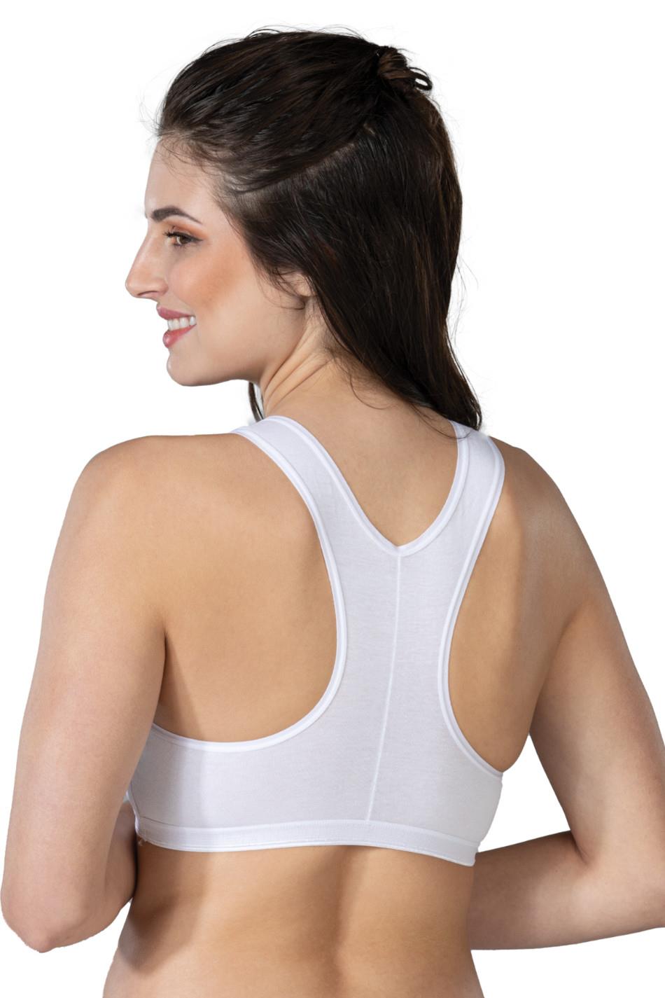 BEYAZ DesBerries 1424 Modal Cotton Sporcu Büstiyer