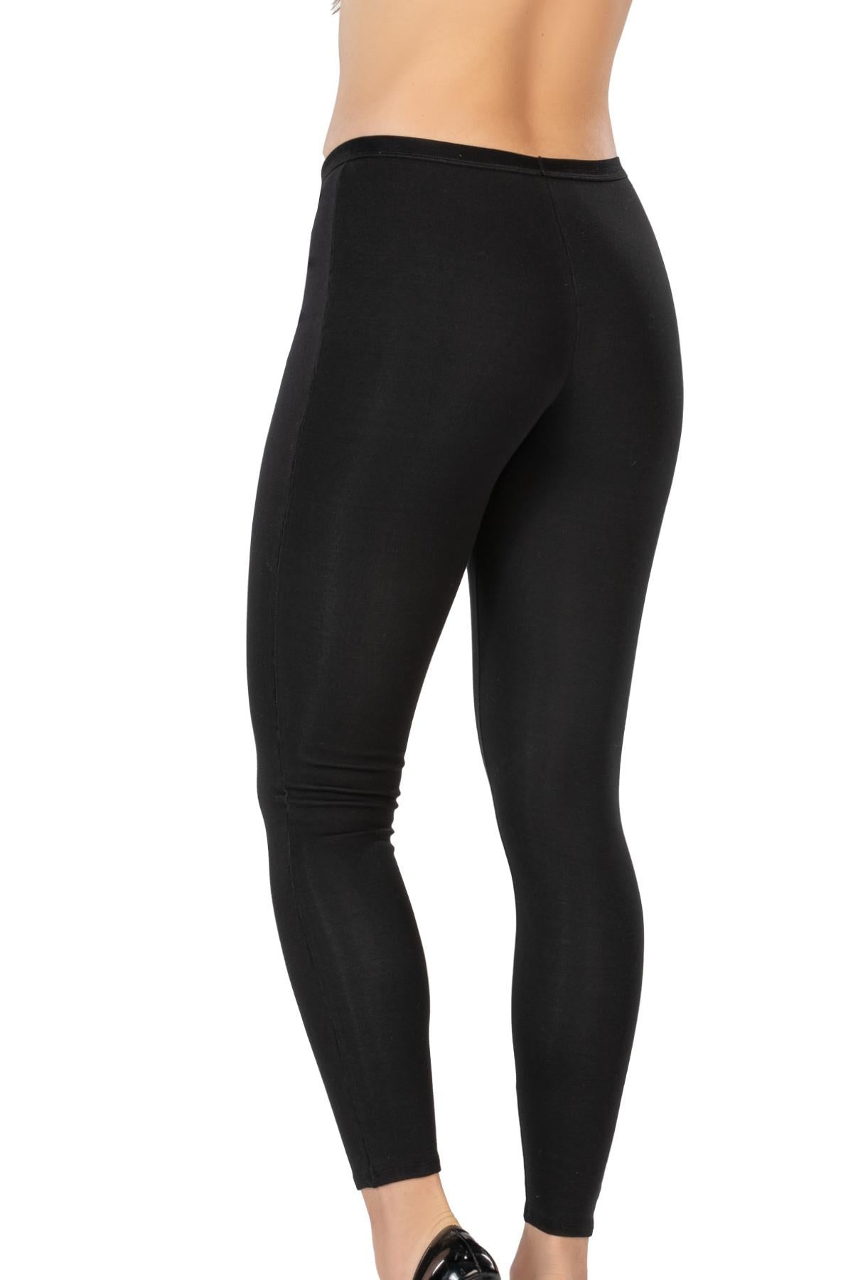 SİYAH DesBerries 1434 Modal Cotton Termal Tayt