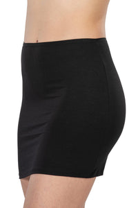 SİYAH DesBerries 1437 Modal Cotton Mini Jupon