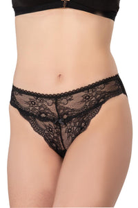 SİYAH DesBerries 1444 Modal Cotton Dantelli Külot