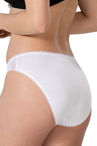 BEYAZ DesBerries 1444 Modal Cotton Dantelli Külot