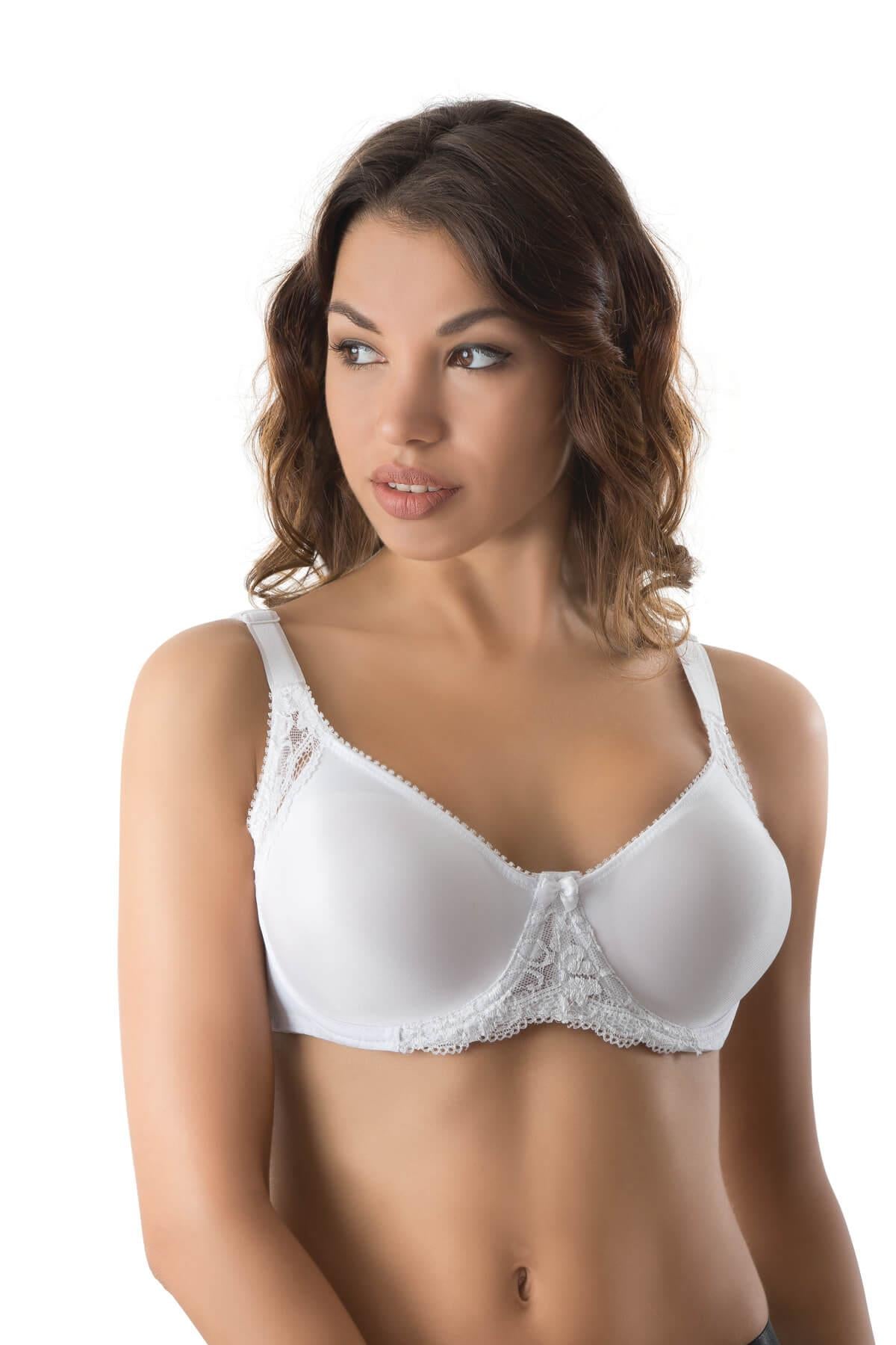 BEYAZ DesBerries 164 B Balenli Dantelli Sütyen