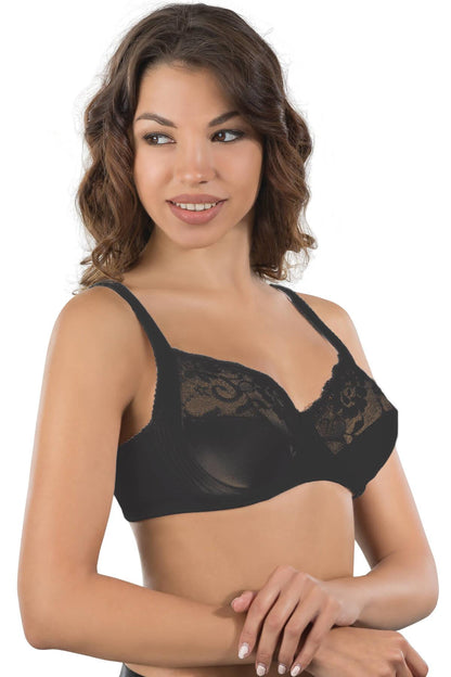 SİYAH DesBerries 165 C Balenli Toparlayıcı Sütyen