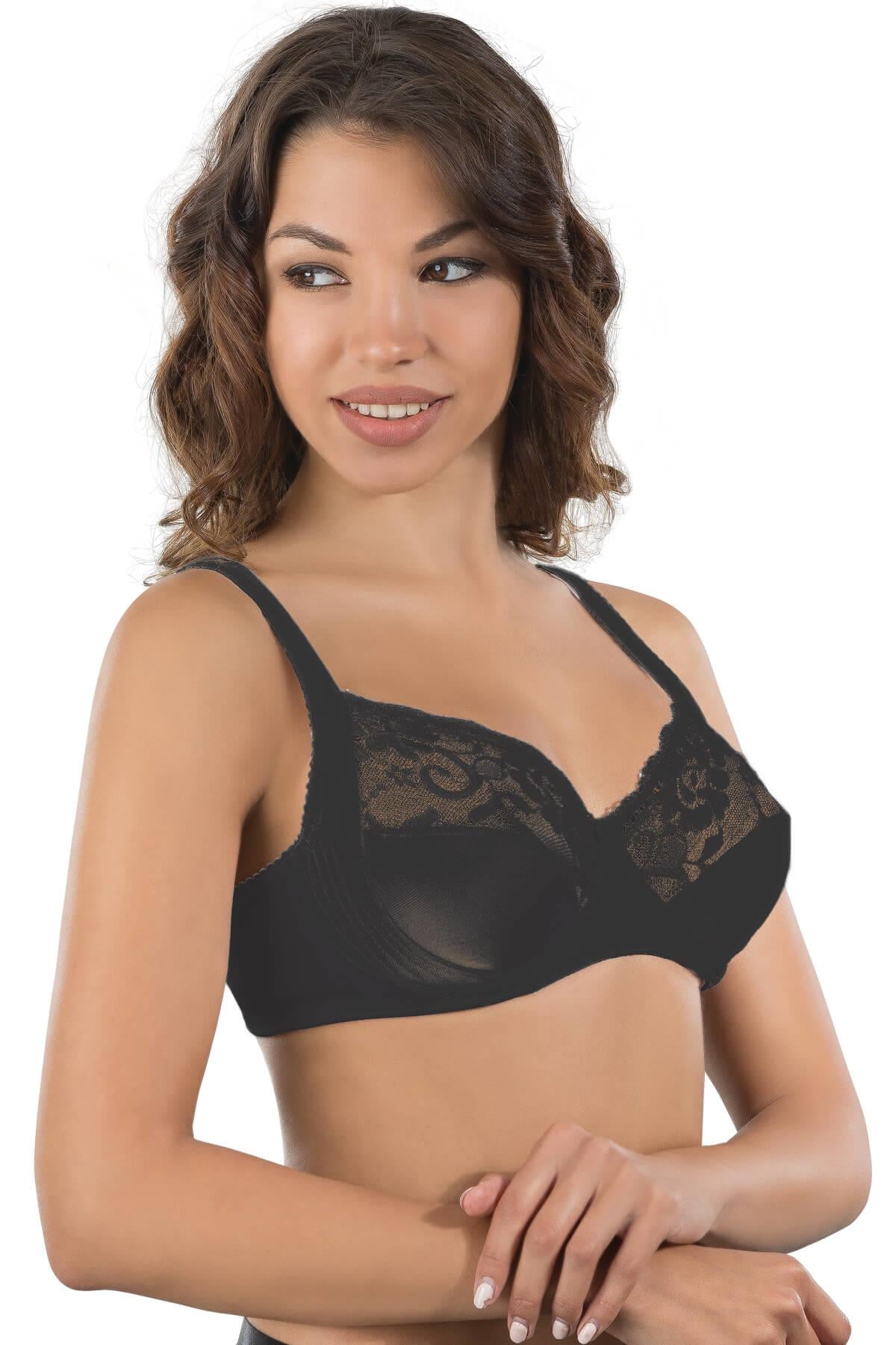 SİYAH DesBerries 165 C Balenli Toparlayıcı Sütyen