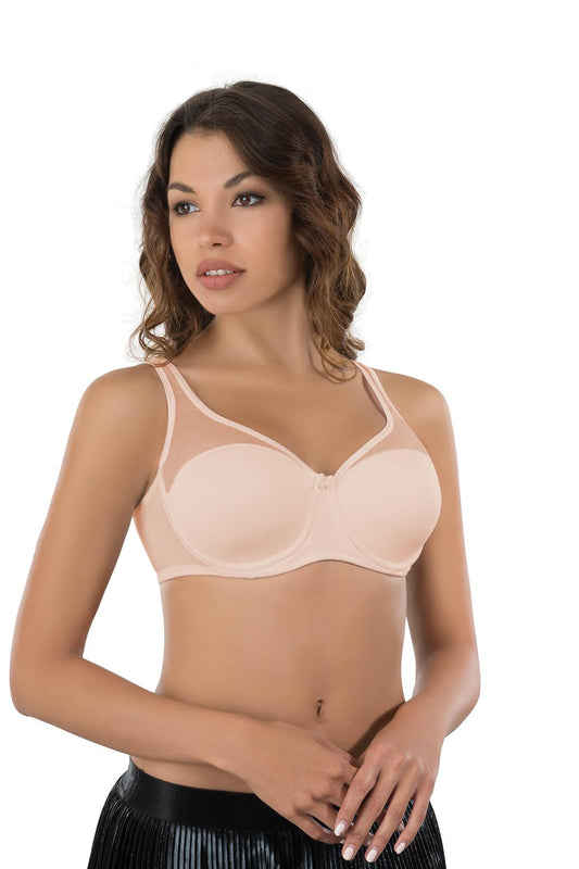 VİZON DesBerries 167B Pedli Tül Toparlayıcı Sütyen