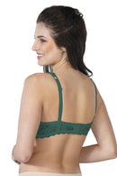 YEŞİL DesBerries 188 B Pedli Dantelli Telli Toparlayıcı Sütyen