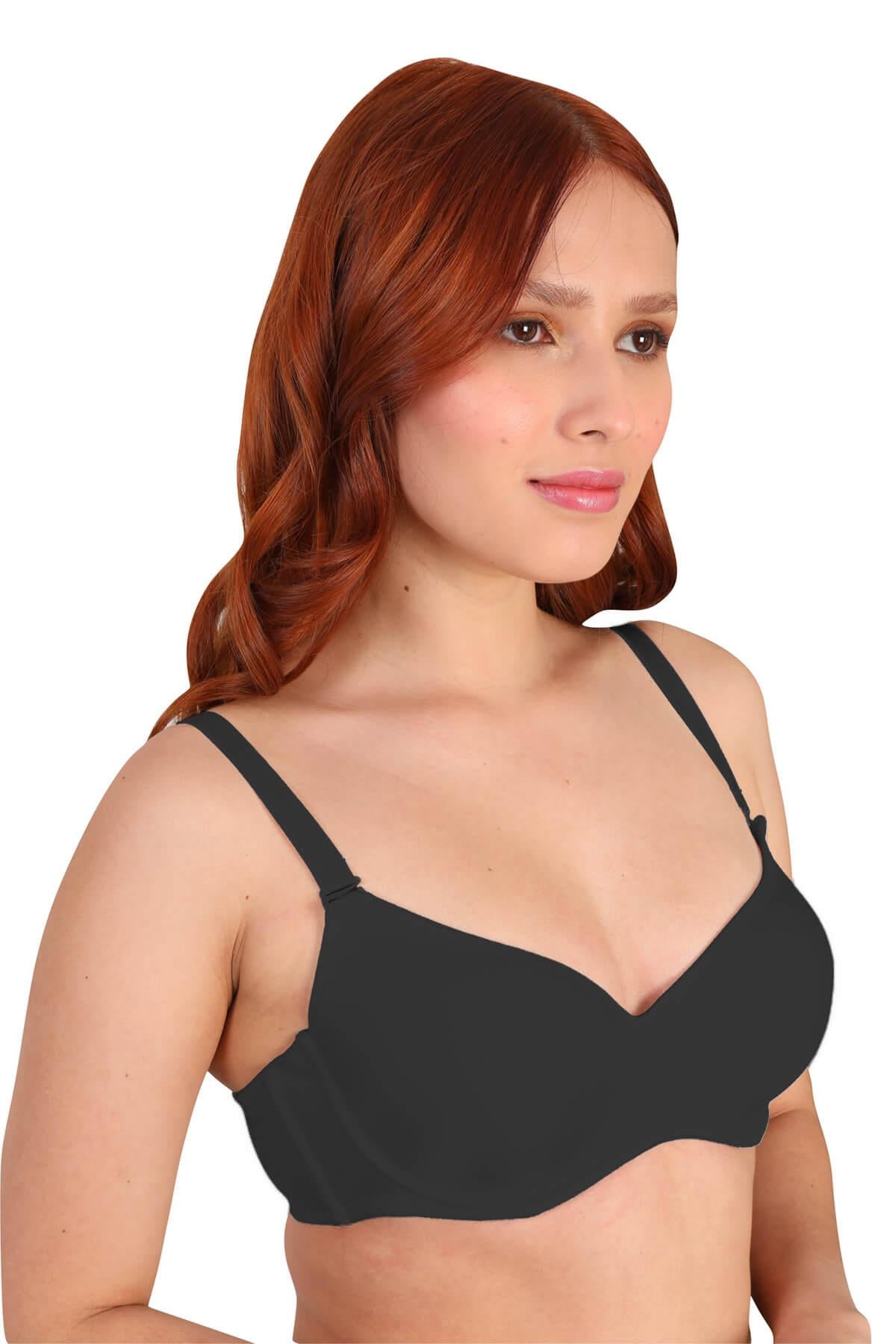 SİYAH DesBerries 190B Pedli Balenli Sütyen