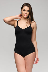 SİYAH DesBerries 1925 Soft Pedli Çıtçıtlı Body