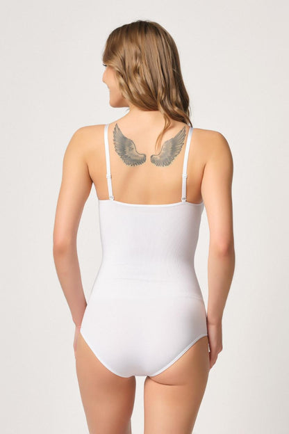 BEYAZ DesBerries 1925 Soft Pedli Çıtçıtlı Body