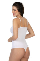 BEYAZ DesBerries 1927 İp Askıllı Ripli String Body