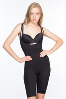 SİYAH DesBerries 2013 Göğsü Açık Paçalı Boy Korse