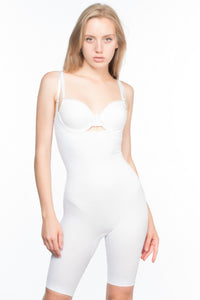 BEYAZ DesBerries 2013 Göğsü Açık Paçalı Boy Korse