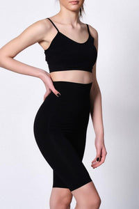 SİYAH DesBerries 2015 Yüksek Bel Double Uzun Paçalı Korse