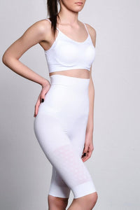 BEYAZ DesBerries 2015 Yüksek Bel Double Uzun Paçalı Korse