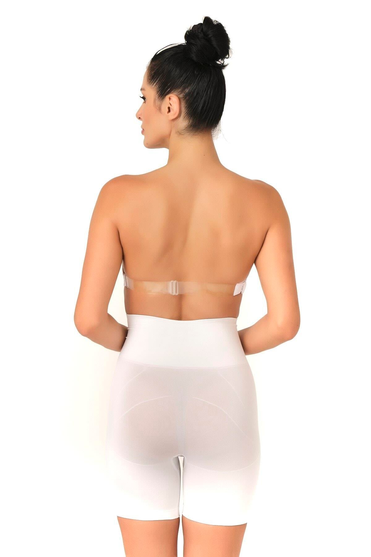 BEYAZ 2017 Düşük Bel Double Pantalon Korse
