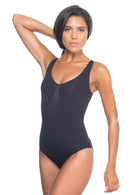 SİYAH DesBerries 2018 Kalın Askılı Body Korse