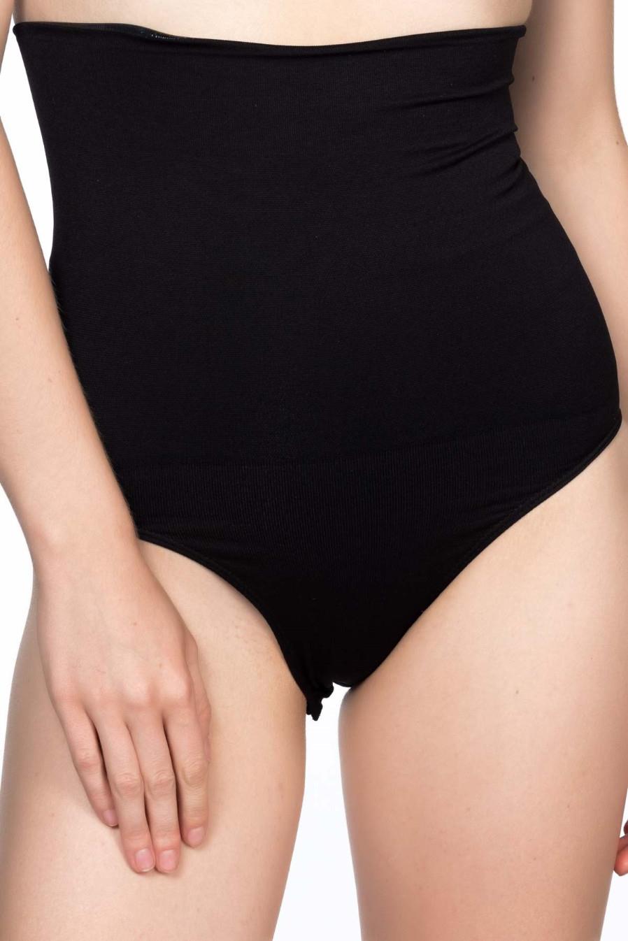 SİYAH 2019 Double Yüksek Bel Çıtçıtlı Slip Korse