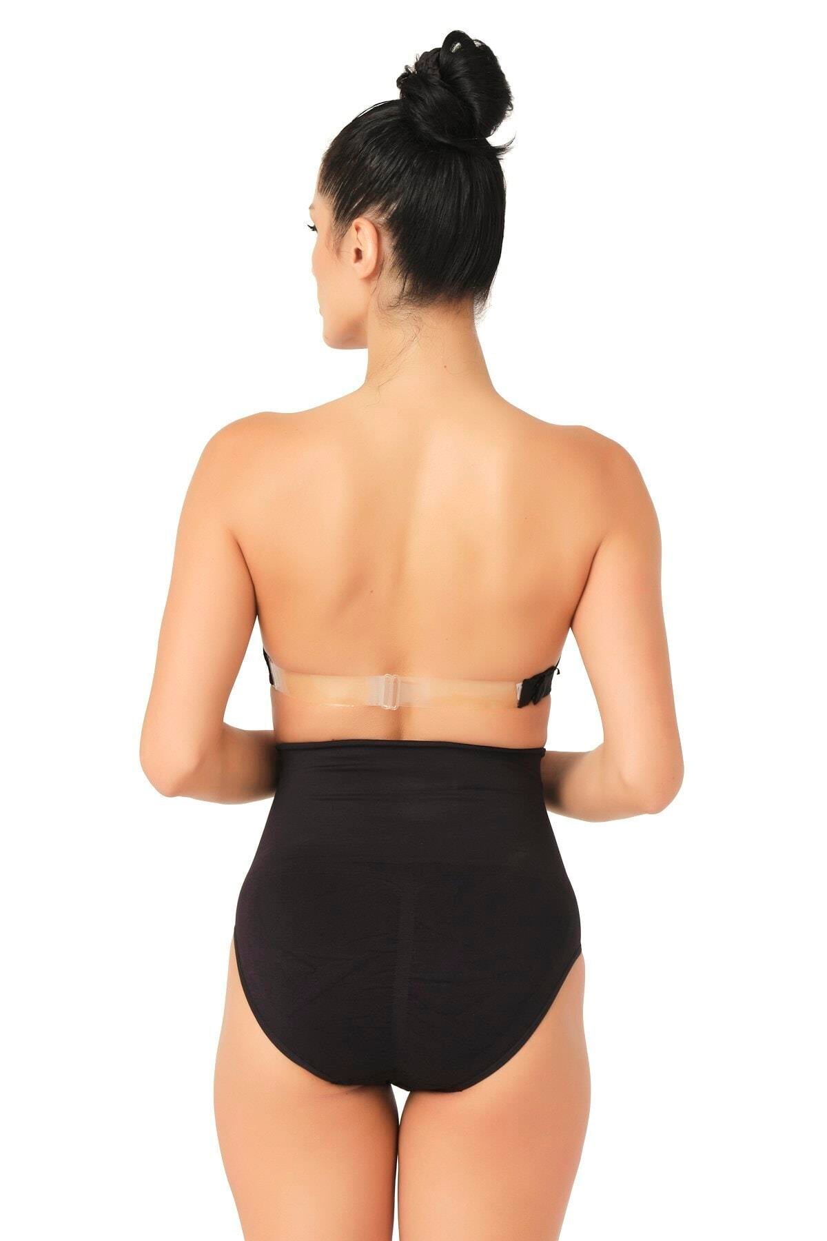 SİYAH DesBerries 2021 Double Düşük Bel Slip Korse