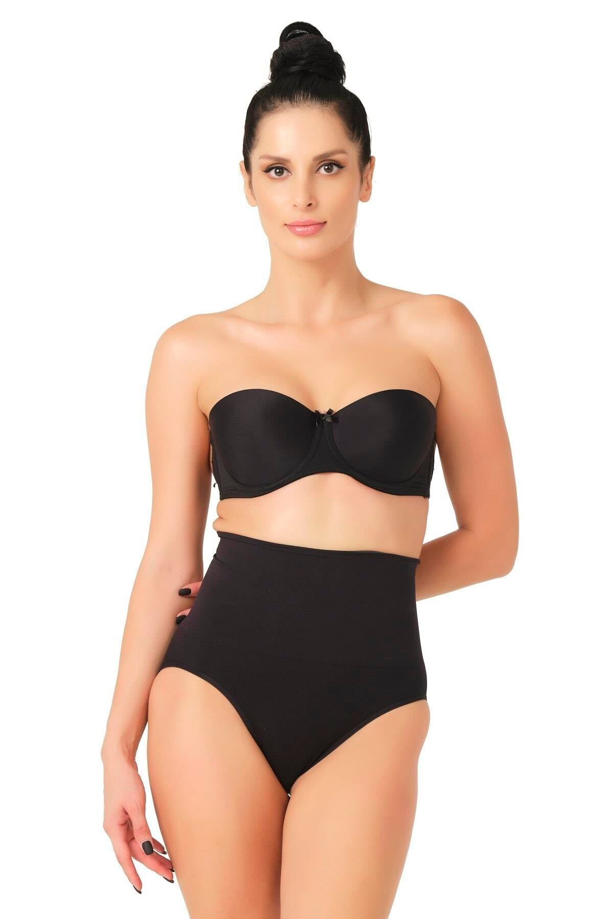 SİYAH 2021 Double Düşük Bel Slip Korse