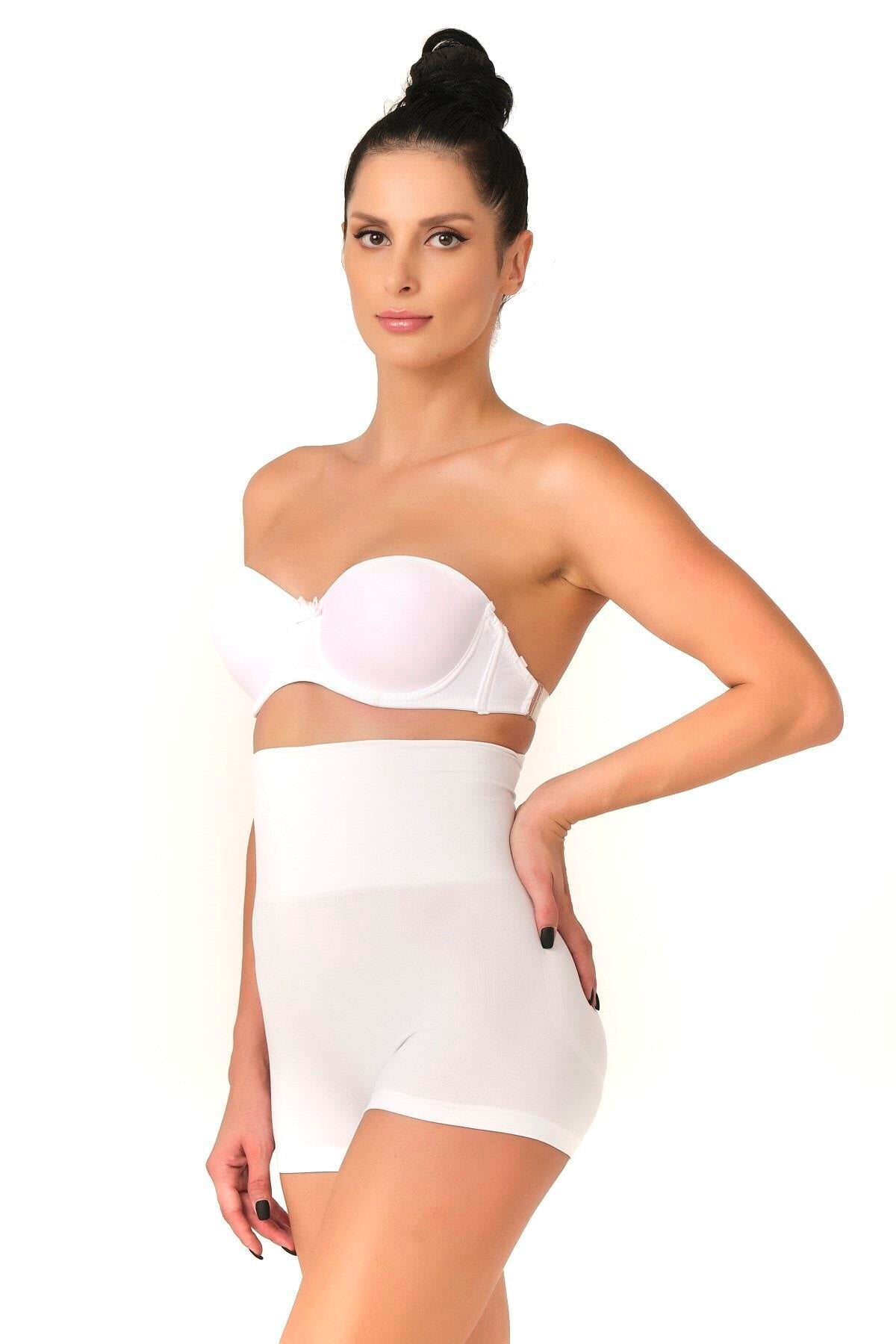 BEYAZ DesBerries 2022 Pantolon Double Korse