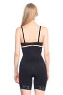 SİYAH DesBerries 2027 Yüksek Bel Dantelli Paçalı Korse