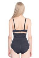 SİYAH DesBerries 2028 Dantelli Yüksek Bel Slip Korse