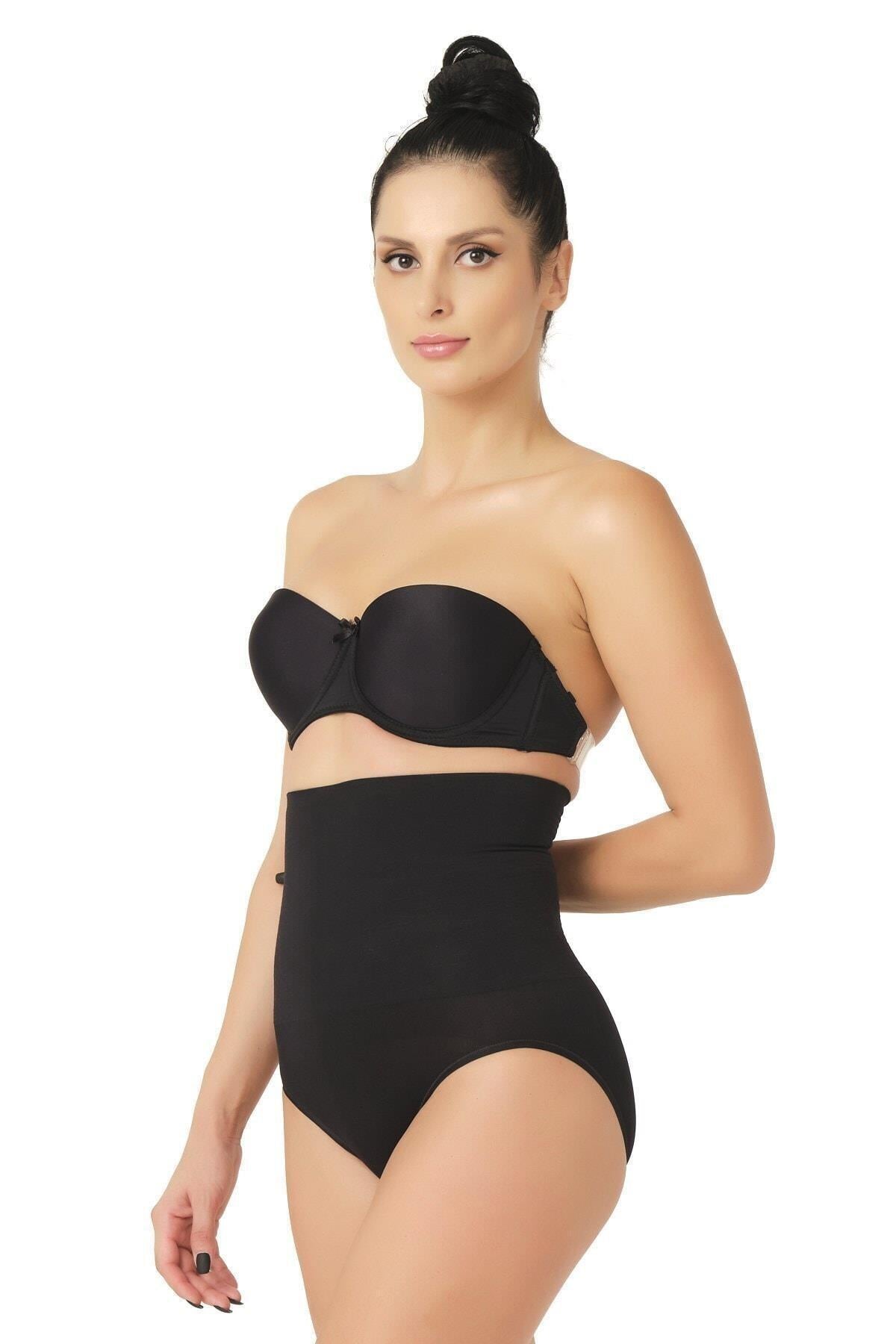 SİYAH DesBerries 2029 Masajlı Double Slip Korse