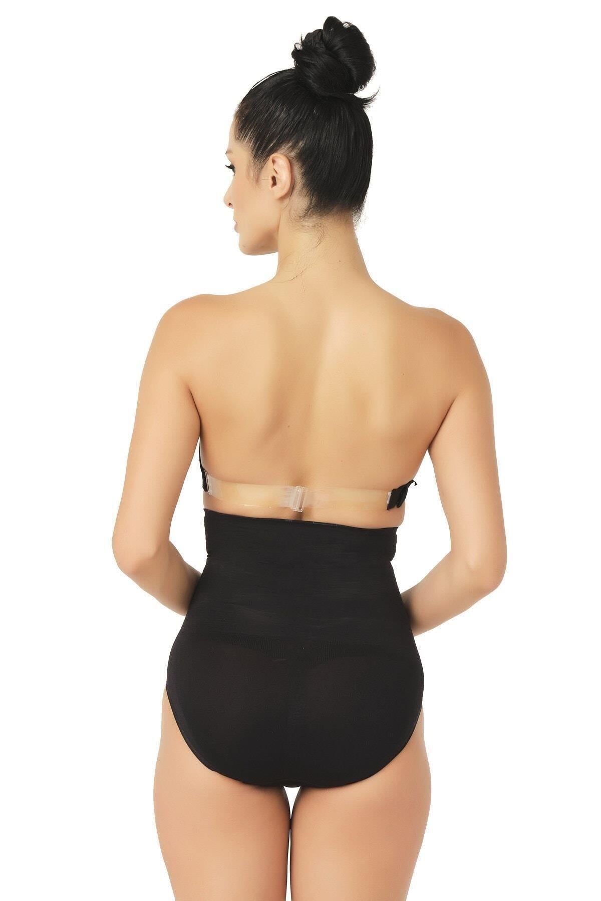 SİYAH DesBerries 2029 Masajlı Double Slip Korse