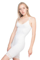 BEYAZ DesBerries 2031 Paçalı Dantelli Boy Korse