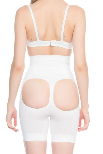 BEYAZ DesBerries 2032 Popo Açık Masajlı Boxer Korse