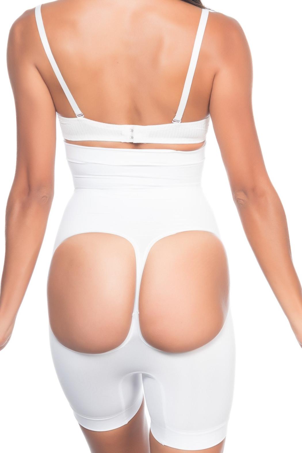 BEYAZ DesBerries 2033 Popo Açık Boxer Korse