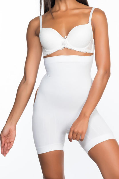 BEYAZ DesBerries 2033 Popo Açık Boxer Korse